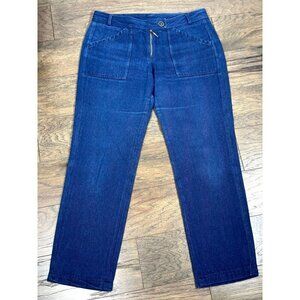 ANNE WILLI 100% Cotton Jeans Blue Sz 3 (US Sz 10) EUC